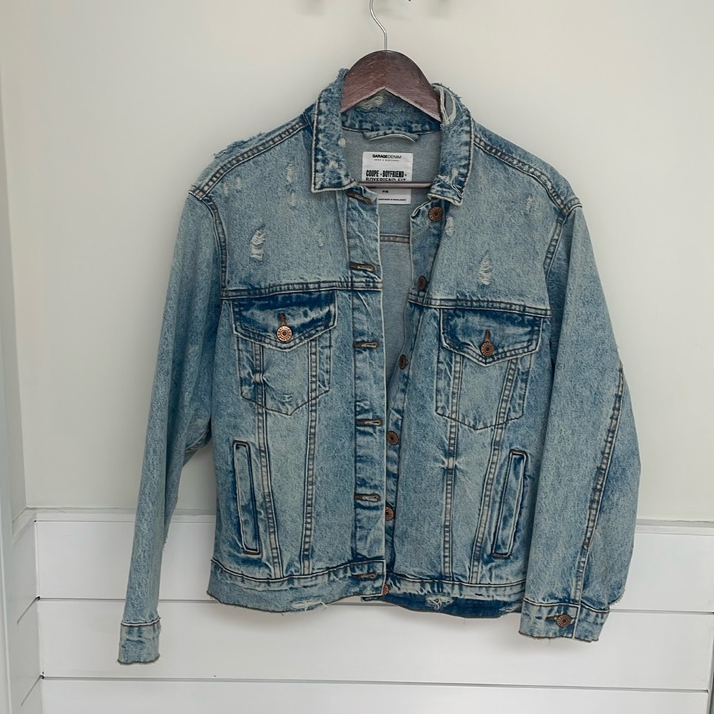 Distressed Denim Jacket